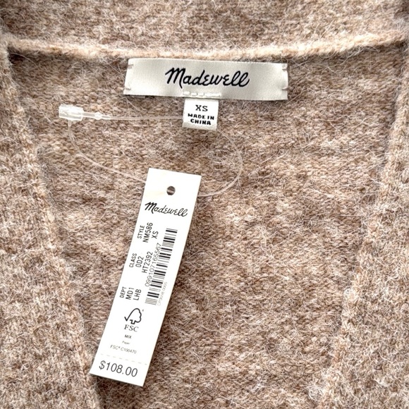 Madewell Fuzzy Cardigan Sweater - Picture 7 of 15